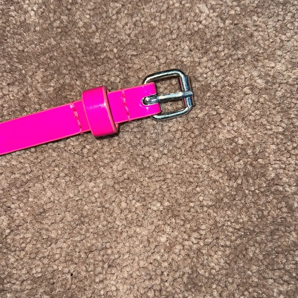 Girls size medium pink belt